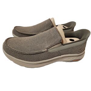 Skechers Pollard Wilfred Hands Free Slip-Ins Memory Foam Men's size 13 Taupe